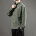 Men's Summer Linen Shirt Casual Simple Long Sleeve Loose Thin Solid Color Youth Cotton And Linen Shirt For Wearing Alone_viptrois.com