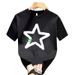 Men's Clothing Short Sleeved T Shirt Men's Summer Thin Fashion Print Casual Cotton Round Neck Half Sleeved Top Ins_viptrois.com