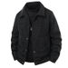 Men's Corduroy Fleece-Lined Jacket - Winter Workwear Coat With Warm Sherpa Lining, Relaxed Fit & Zip Closure, M-5XL_viptrois.com