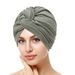 New Women's Single Layer Daily Versatile Hot Diamond Twisted Hat Multi Color Muslim Hoodie_viptrois.com