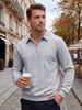 K New Outdoor Casual Collar Half Zipper Hoodie Long Sleeve Men's Wear_viptrois.com