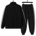Men's Clothes Fitness Solid Color Men Hooded Hoodie Set Spring And Autumn Running With A Set Of Leisure Autumn Sportswear_viptrois.com
