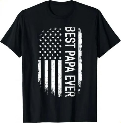T-shirtbest Papa 2026 Ever Us American Vintage Flag For Grandpa T_viptrois.com