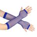 Punk Fishnet Half-Finger Gloves - Stretchy Mesh Party Gloves For Nightclub & Dance ( Breathable & Edgy)_viptrois.com