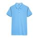 Men's Clothing Short Sleeved T Shirt Lapel Shirt Solid Color Sports Quick Drying Half Sleeved Polo Shirt Men's Clothing Advertising Shirt Printed Logo_viptrois.com