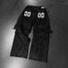 Men's Clothing Jeans Fashion American Retro Zipper Stitching Loose Patch Stripe Embroidery Fur Trim Jeans_viptrois.com