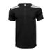 2024 Summer Men's Button-Up T-Shirt Color Block Thin Henry Short Sleeve Top For Men_viptrois.com