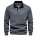 Pure Pure 2024 New Autumn Long Sleeve Polo Collar Trendy European Size Export Men's Sweatshirt High Quality Casual Versatile Men_viptrois.com