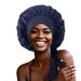 Medium Size (36cm) Satin Ribbon Bow Hair Cap & Shower Cap - Imitation Silk, Single Layer, Solid Color, Lightweight & Elegant (Best Seller)_viptrois.com