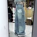 Men's Clothing Washed High Waist Jeans New Style Slim All Match Design Straight High Waist Casual Mopping Trousers_viptrois.com