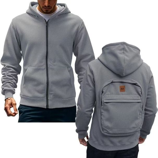 Men's Clothing3D Backpack Hoodie Spring/Autumn New Men's Jacket With Personalized Zipper Hoodie_viptrois.com