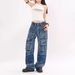 Vibe Trendy Brand American Style Vintage Multi-Pocket Structure Wrinkled Jeans Niche Design Hip-Hop Flared Pants_viptrois.com