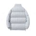 Unisex Letter-Print Winter Jacket – Windproof Stand Collar Padded Coat, Warm & Stylish (Black/Coffee/White/Pink)_viptrois.com
