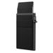 Men's Wallet Card Cases Side Push Card Strap Gray Double Layer Lycra Cloth Minimalist Men's RFID Metal Wallet Silver Card Holder Coin Purse_viptrois.com