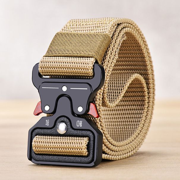 Men's Belts Men's Cobra Tactical Pants Belt Functional Outdoor Nylon Buckle Belt Alloy Buckle Men's Canvas Workwear Belt_viptrois.com