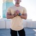 Muscle Doctor Summer Korean Version Slim Fit Short Sleeve Men's New Running Equipment Training Sports Fitness T-Shirt_viptrois.com