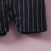 Baby clothing Infant boys and toddlers gentleman bow tie bow tie lapel splicing harbour coat short sleeve onesie_viptrois.com