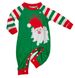 Christmas Family dress letter stripes Christmas family dress printed home dress pajamas_viptrois.com