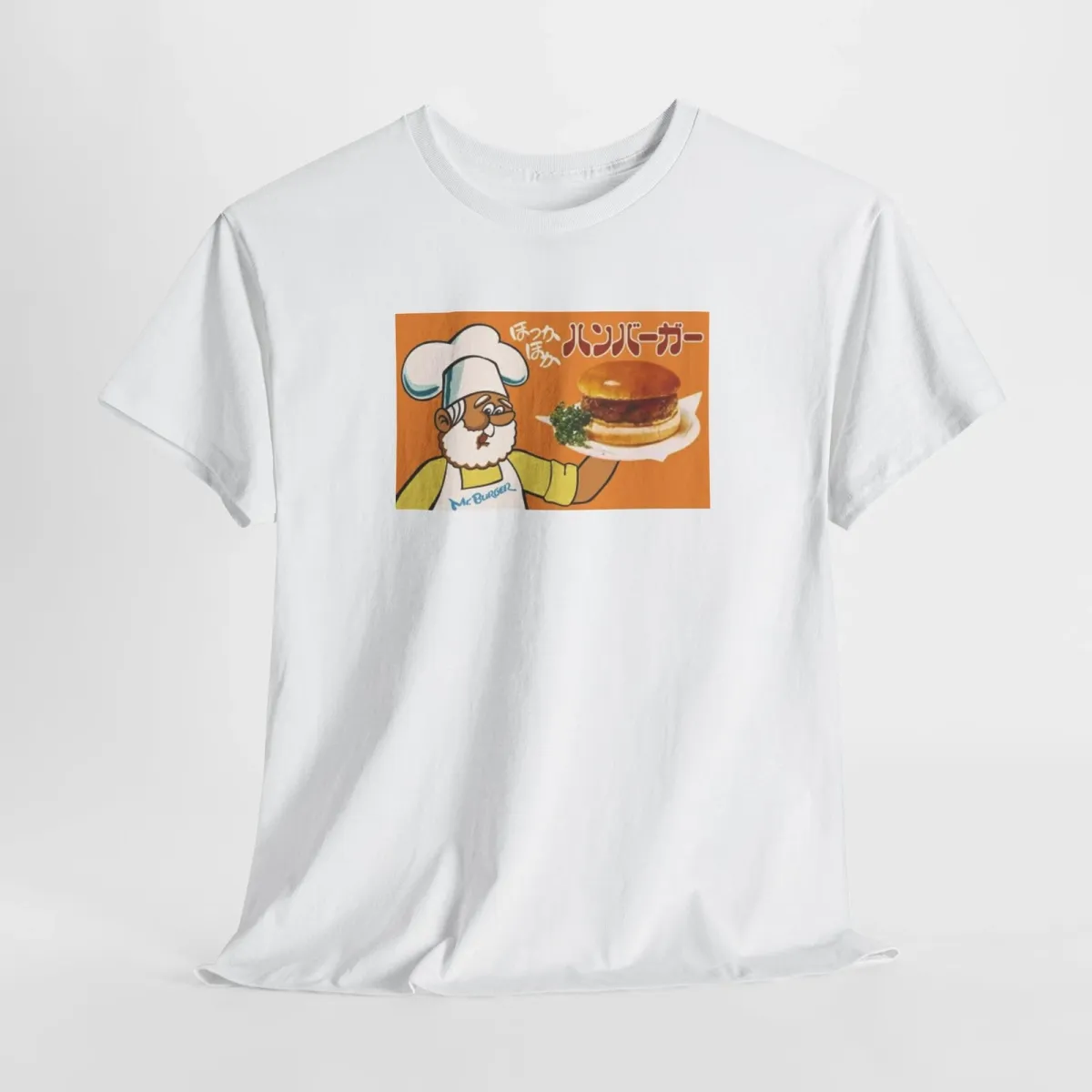 Japan Vending Mr Burger Unisex Tee, Japanese Style Burgers, Quirky Foodie Gift,_viptrois.com