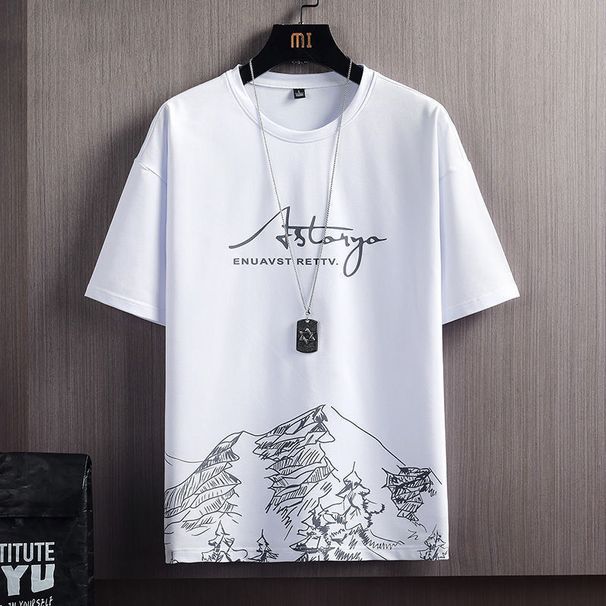 Men's Clothing Men's Summer Clothing New Trendy Youth Shorts Sports Suit With Korean Trendy Student Short Sleeved T Shirt_viptrois.com