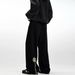 Classic Straight-Leg Black Jeans With Embroidered Detailing – Comfortable Cotton Denim Pants For Everyday Wear_viptrois.com