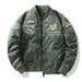 Men's MA-1 Pilot Jacket With Tiger Embroidery – Slim Fit Baseball Bomber Jacket Lightweight & Stylish For Daily Wear (Available In Multiple Colors )_viptrois.com