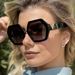 Hexagonal women sunglasses fashion sunglasses trend personality sunglasses_viptrois.com