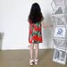 New Children's Skirt Girls' Knife Bean Print Vest Skirt Baby Sleeveless Dress_viptrois.com
