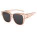 Men's Sunglasses Windproof Myopia Set Of Glasses New Retro Square Frame TR Set Of Glasses Sunshade Anti Dizziness Eye Protection Sunglasses_viptrois.com
