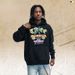 American-style Trendy Brand Hoodie, Fleece-lined, Thickened, Street Fashion, Cartoon Print, Unisex_viptrois.com