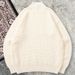 Men's Clothing Knitted Cardigan, Autumn/Winter Minimalist High-Neck Knit Sweater For Men - Oversized Pullover With Luxe Texture (Beige)_viptrois.com
