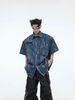Men's Clothing Tie Dye Gradient Retro Personality Modern Design Short Sleeved T Shirt_viptrois.com