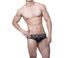 UXH New Men's Printed Nylon Swim Trunks Gold Leaf Fashion Sexy Triangle Swimwear For Men_viptrois.com