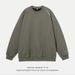Nordmann 400g Heavyweight American Style Crew Neck Sweatshirt For Men, Structured Patchwork Raglan Sleeve Pullover, Letter_viptrois.com