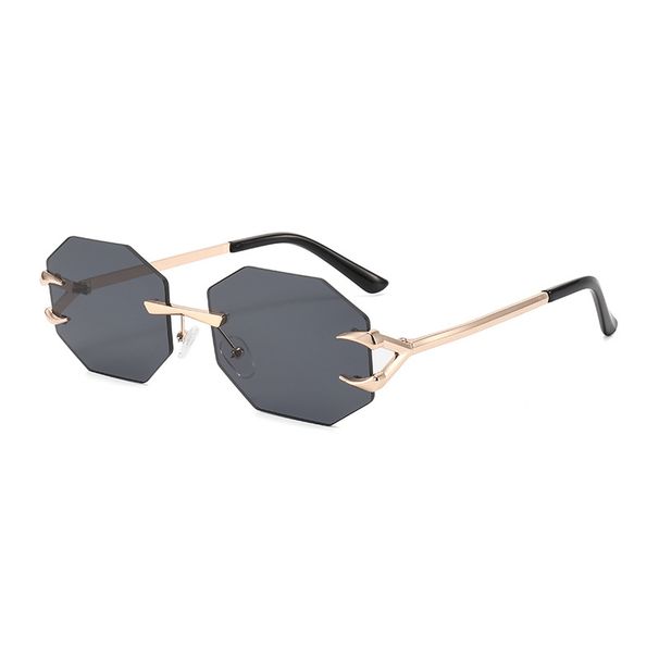 Men's Sunglasses Personality Hip Hop Trimmed Sunglasses Fashion Devil Claw Frame Metal Advanced Net Red Sun Visor Sunglasses_viptrois.com
