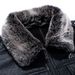 Men's Clothing New Collar Leather Jacket Men's Jacket Slim Fit Plus Velvet Thickened Jacket Men's Handsome Tide_viptrois.com