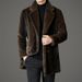 Ferret Men's Coat On Both Sides, Winter New Medium And Long Fur Warm Coat_viptrois.com