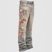 Men's Clothing New Men's Denim Straight Pants Street Fashion Ins Popular Stretch Patch Denim Straight Pants_viptrois.com