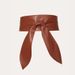 Unisex High-grade bow antique waist girdle female retro temperament Joker waist wide belt strap._viptrois.com