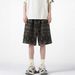 Unisex American Style Retro Summer Ethnic Drawstring Elastic Casual Shorts Loose Fit Versatile Five Point Pants For Couples_viptrois.com