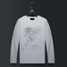 Men's Clothing Spring and Autumn long sleeved T shirt men's new men's clothing tops slim bottom T shirt men's T shirt printed war horse large size_viptrois.com