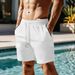 Men's Clothing Casual Multi Pocket Work Shorts Lace Up Shorts Trendy Shorts_viptrois.com