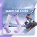 Winter Ski For Men Women, Thickened And Warm, Long Tube Cotton Outdoor Hiking Socks, Children's Snow Socks_viptrois.com