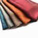 Unisex Natural crepe monochrome long pirn crepe silk scarf Scarf_viptrois.com
