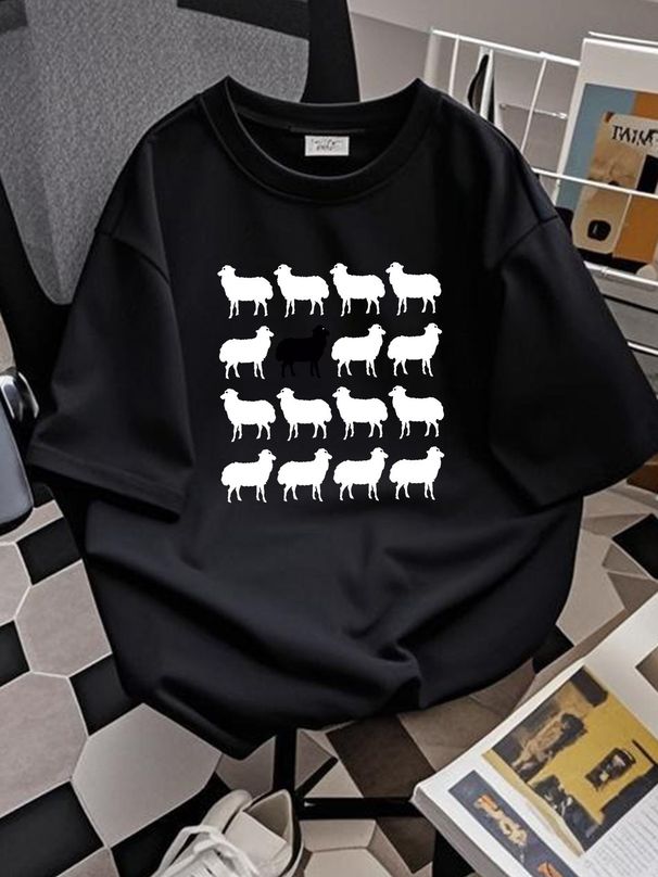 Princess Diana Holiday Black Sheep Sweater Memorabilia Gift Unisex T-shirt Slightly Summer Comfortable Stretched Stylish Graphic Soft_viptrois.com