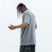 American Style Trendy Brand Pure Cotton Solid Color Loose Short Sleeve T-Shirt Unisex Street Summer_viptrois.com