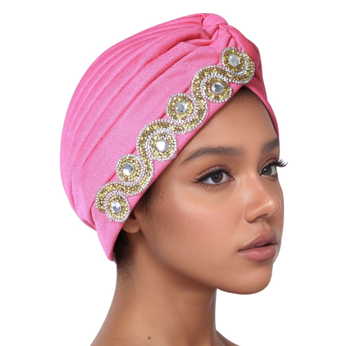 Muslim hat Traditional South American Muslim black pullover watermelon hat festival stick diamond casual cover hat_viptrois.com