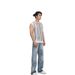Men's Clothing Cross Border Men's Clothing European And American Summer New Men's Knitted Vest Striped Hollow Knitted T Shirt Thin Waistcoat_viptrois.com