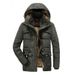 Men's Clothing Sleeve Warm Cotton Coat Large Size Velvet Windproof Cotton Coat Youth Cotton Coat Winter Cotton Coat_viptrois.com