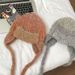 Atmosphere Ins Korean Knitted Wool Women's Autumn And Winter Warm Ear Protection Flying J Gradient Lei Feng Hat_viptrois.com
